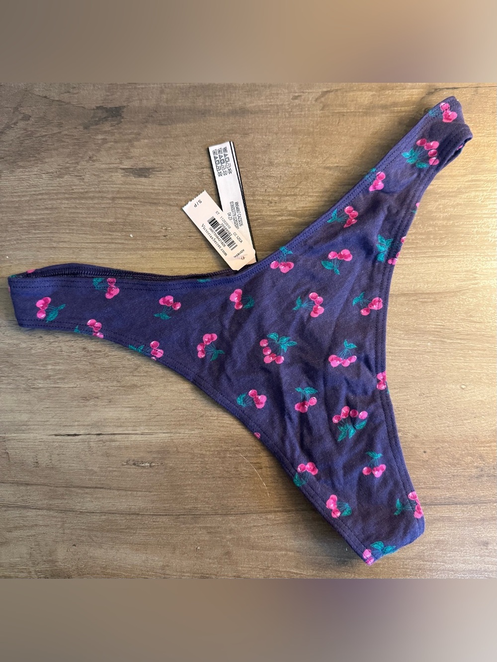 NWT Cherry Print High Leg Thong from Victoria’s Secret